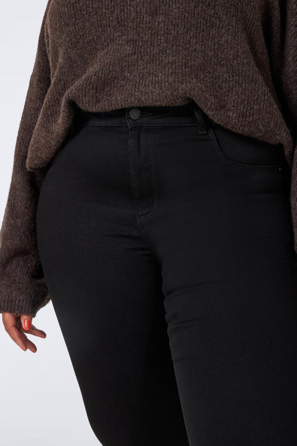 NOISY MAY - Callie Hw Jeans Curve - Black