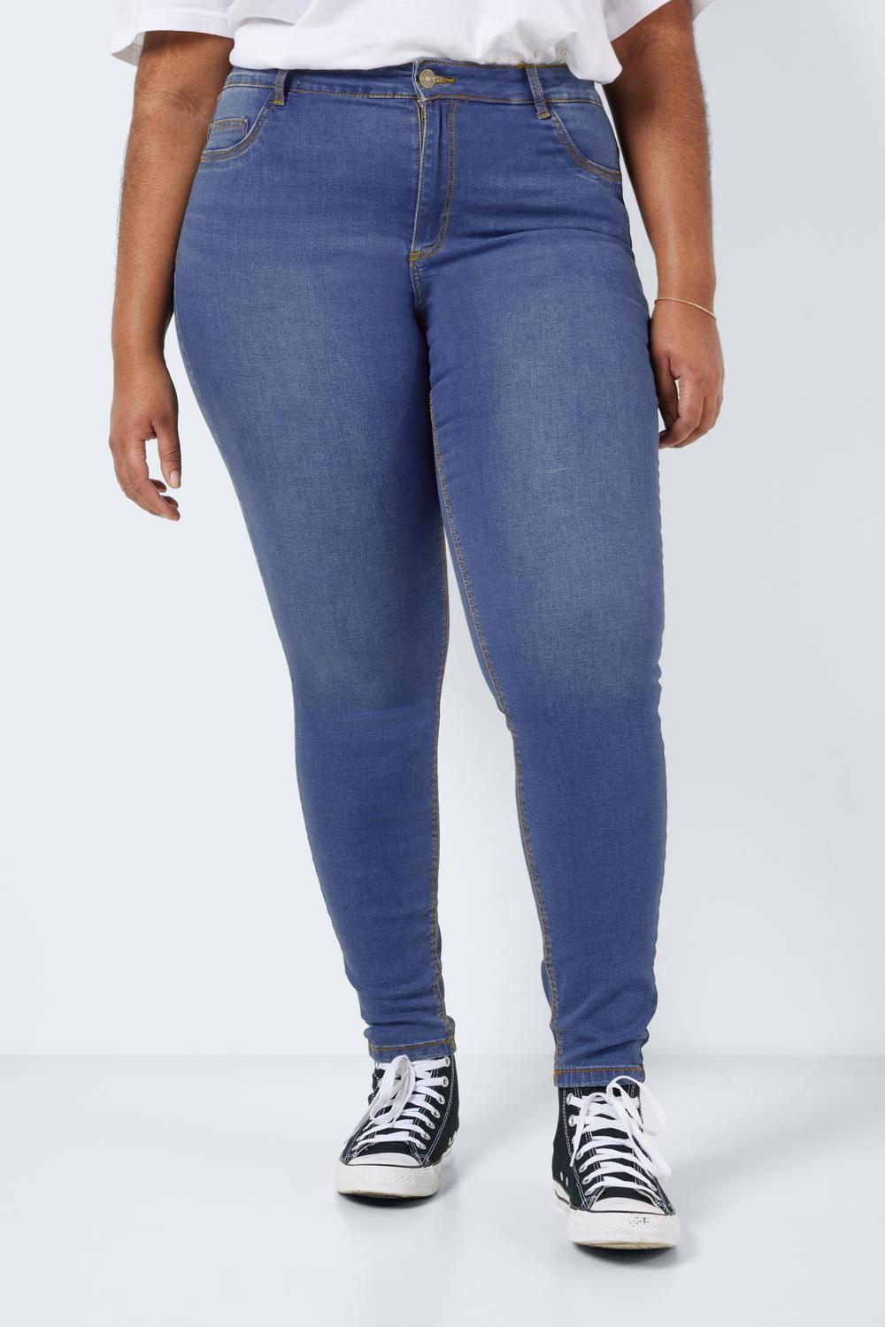 NOISY MAY - Callie Hw Jeans Curve - Blue
