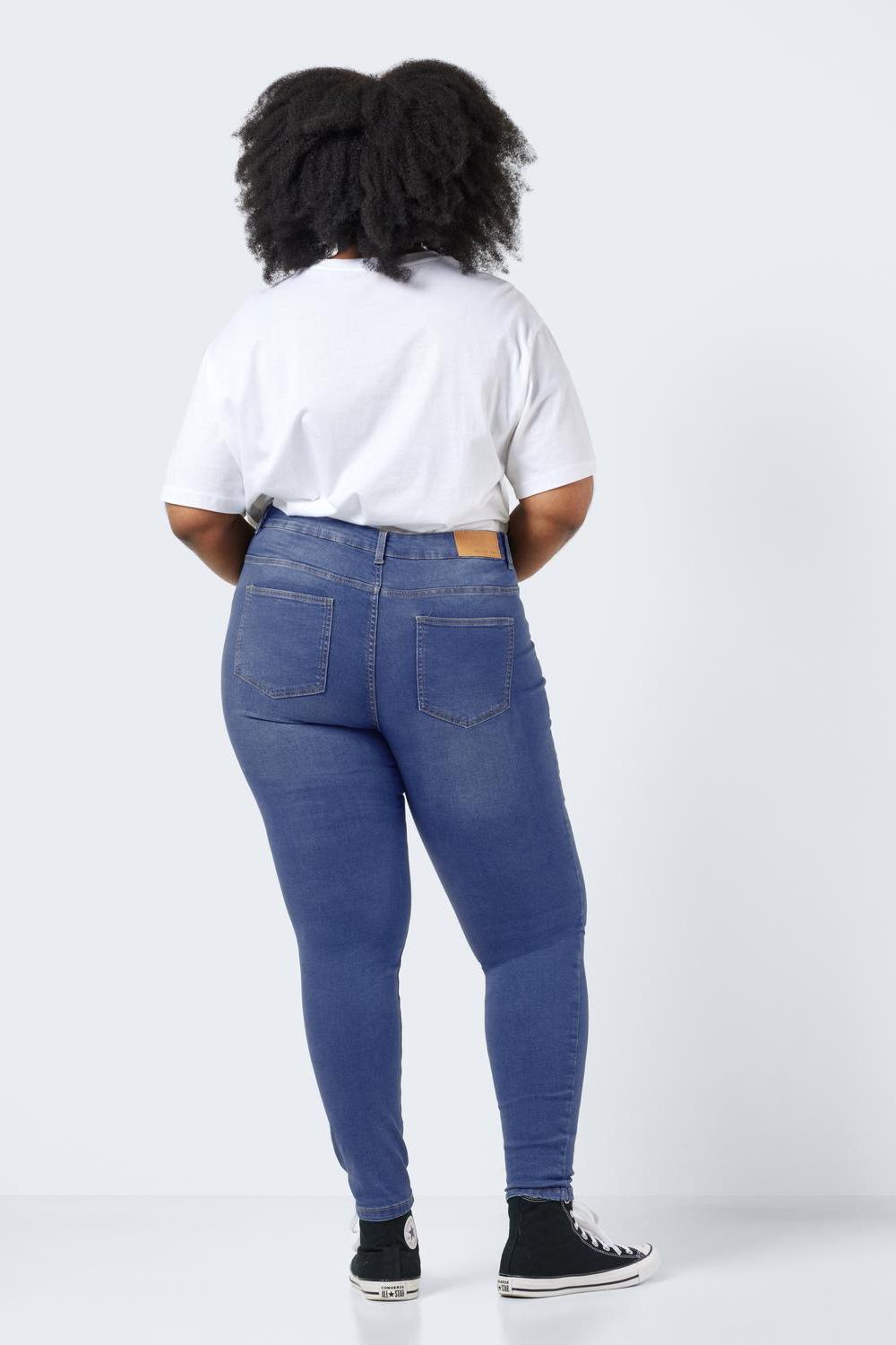 NOISY MAY - Callie Hw Jeans Curve - Blue