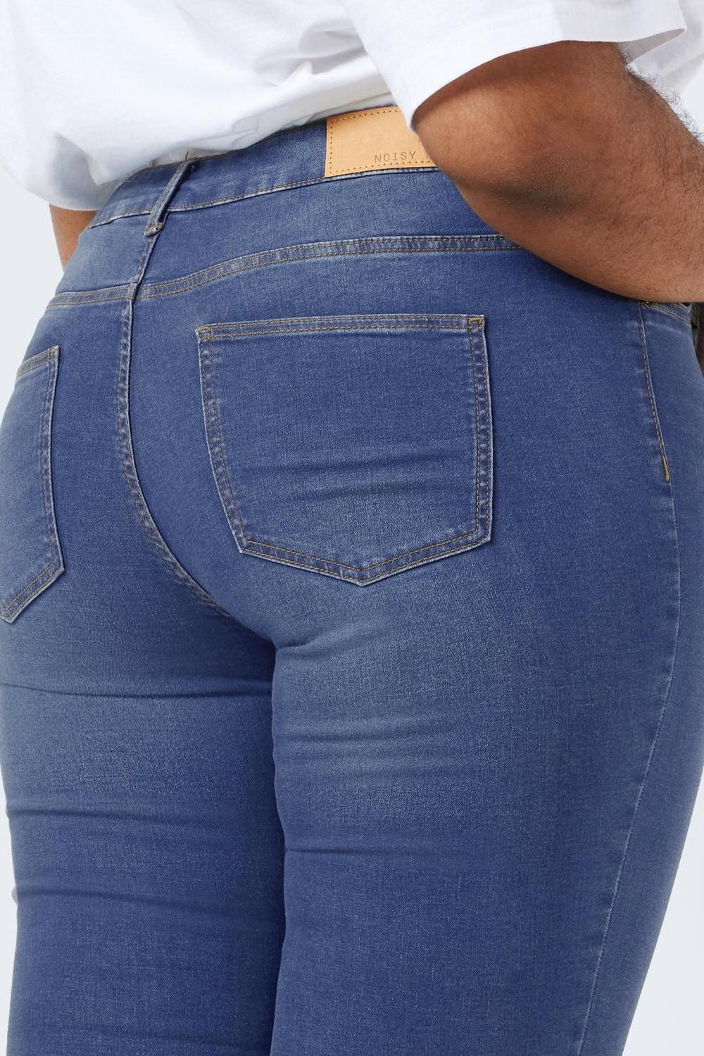 NOISY MAY - Callie Hw Jeans Curve - Blue