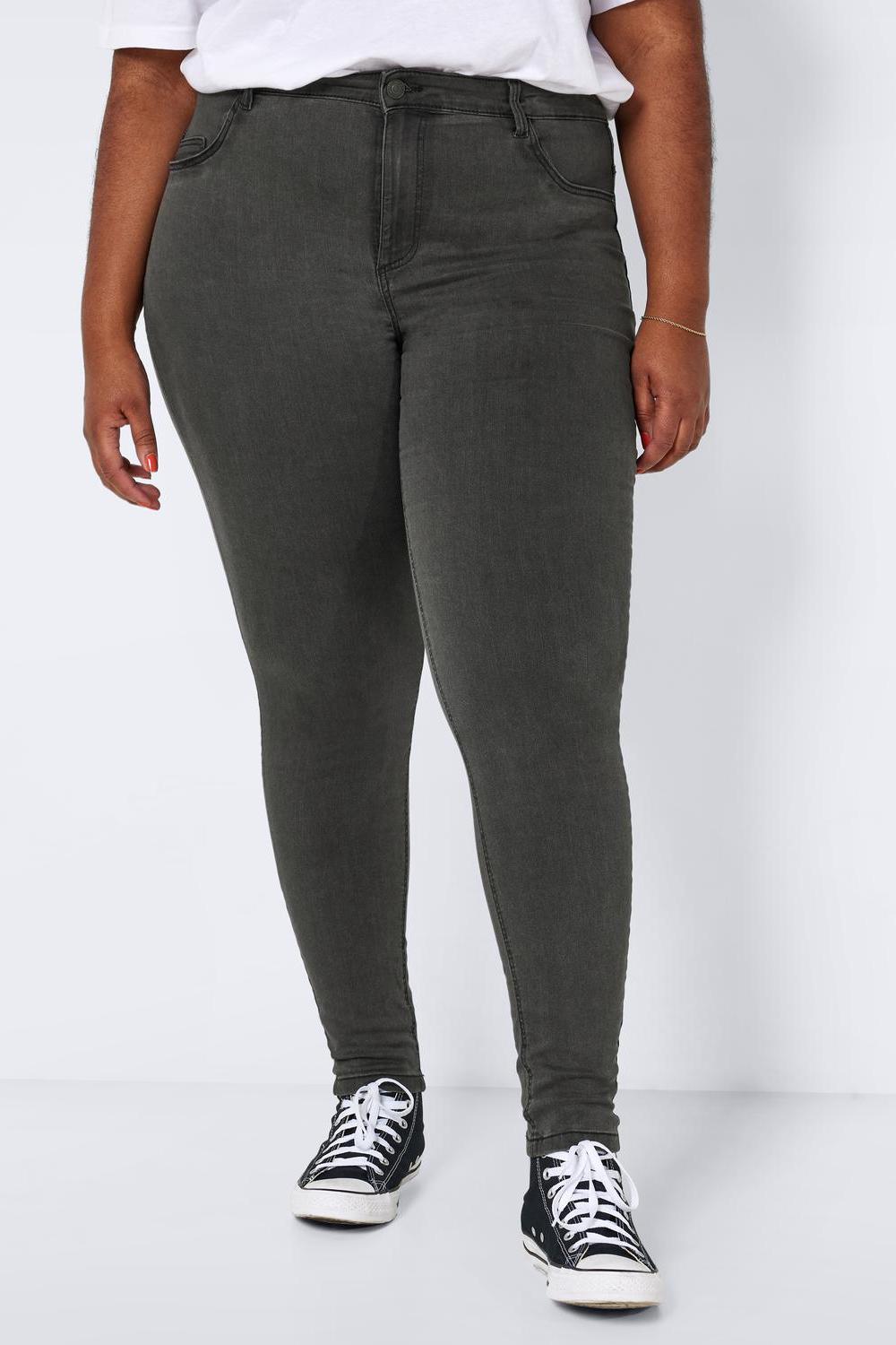 NOISY MAY - Callie Hw Jeans Curve - Grey