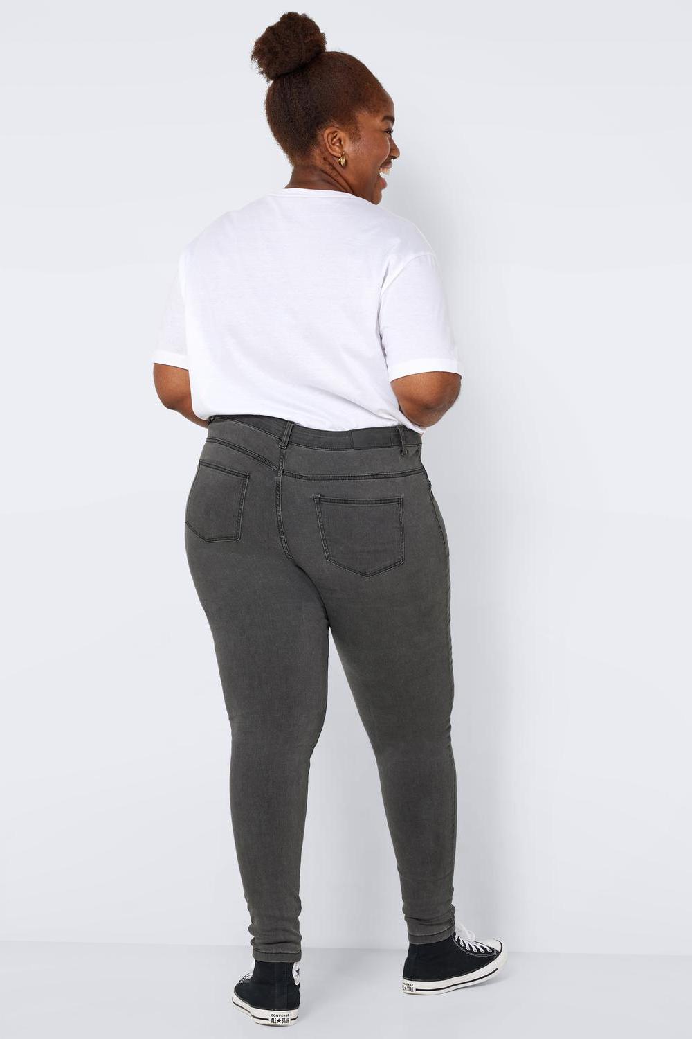 NOISY MAY - Callie Hw Jeans Curve - Grey