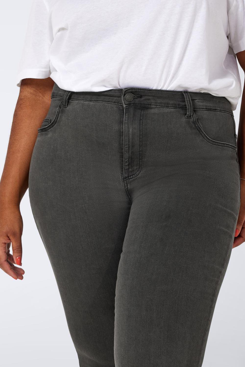 NOISY MAY - Callie Hw Jeans Curve - Grey