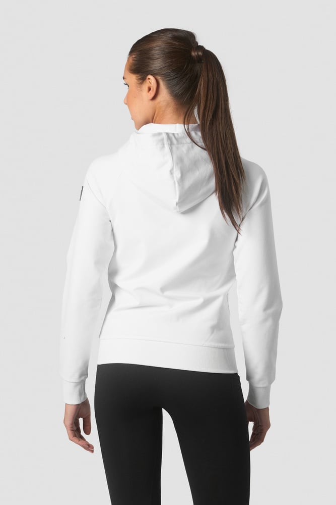 activity zip hoodie wmn white