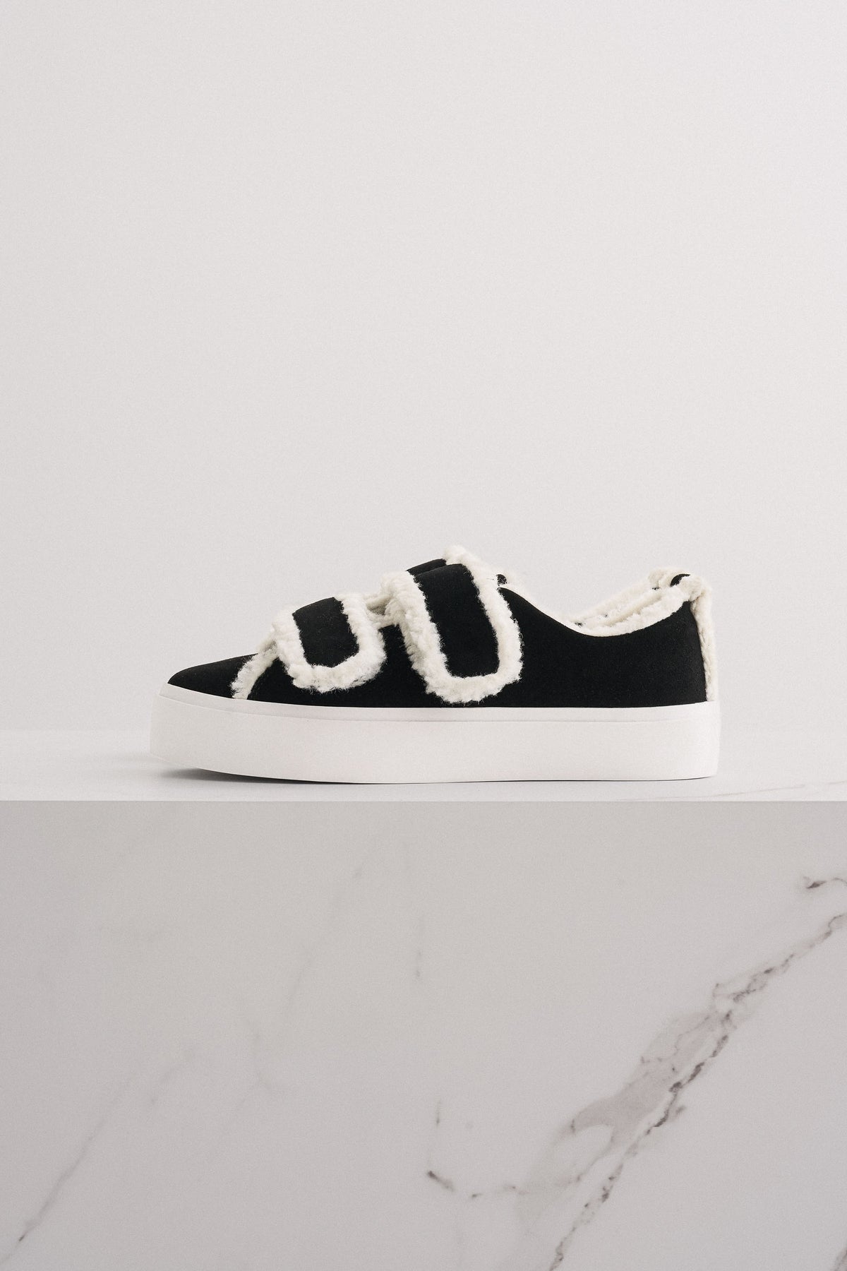 Shearling sneakers