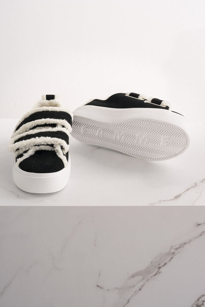 Shearling sneakers