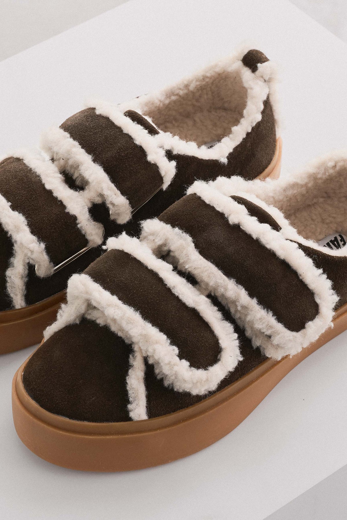 Shearling sneakers