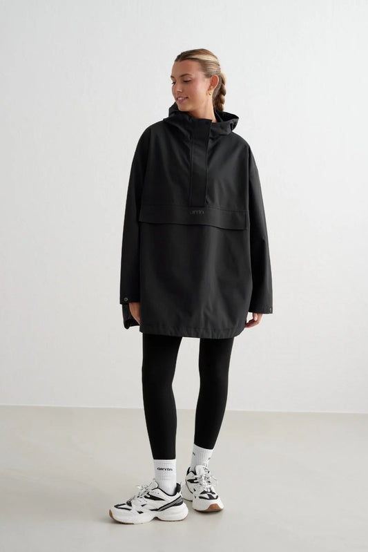 Black Waterproof Oversized Anorak - for kvinde - aim'n - Jackets