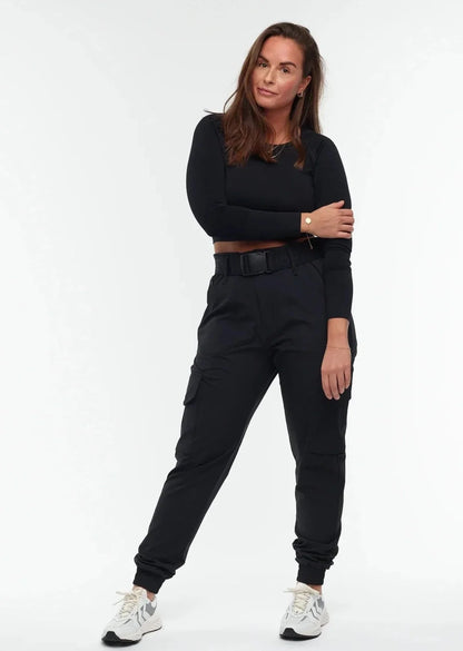 Embrace Cargo Pants - Black - for kvinde - EMBRACE - Bukser