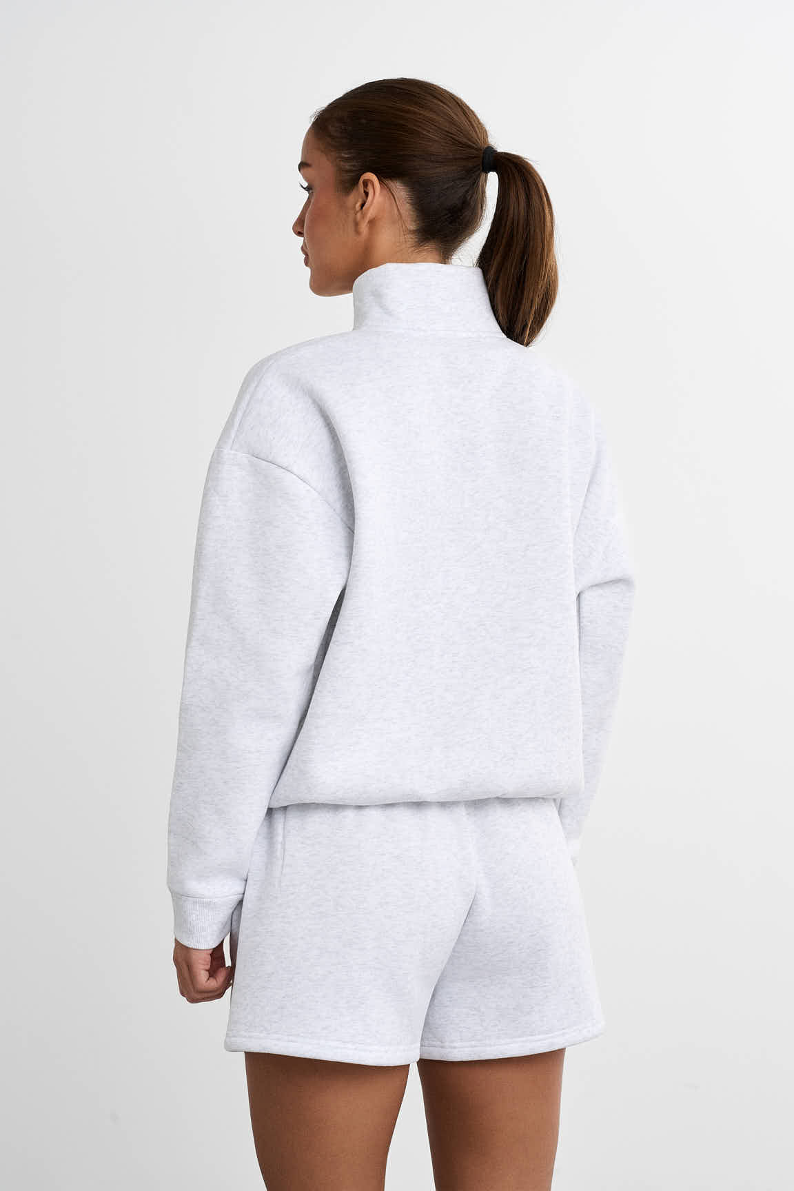 Tröja med halv dragkedja