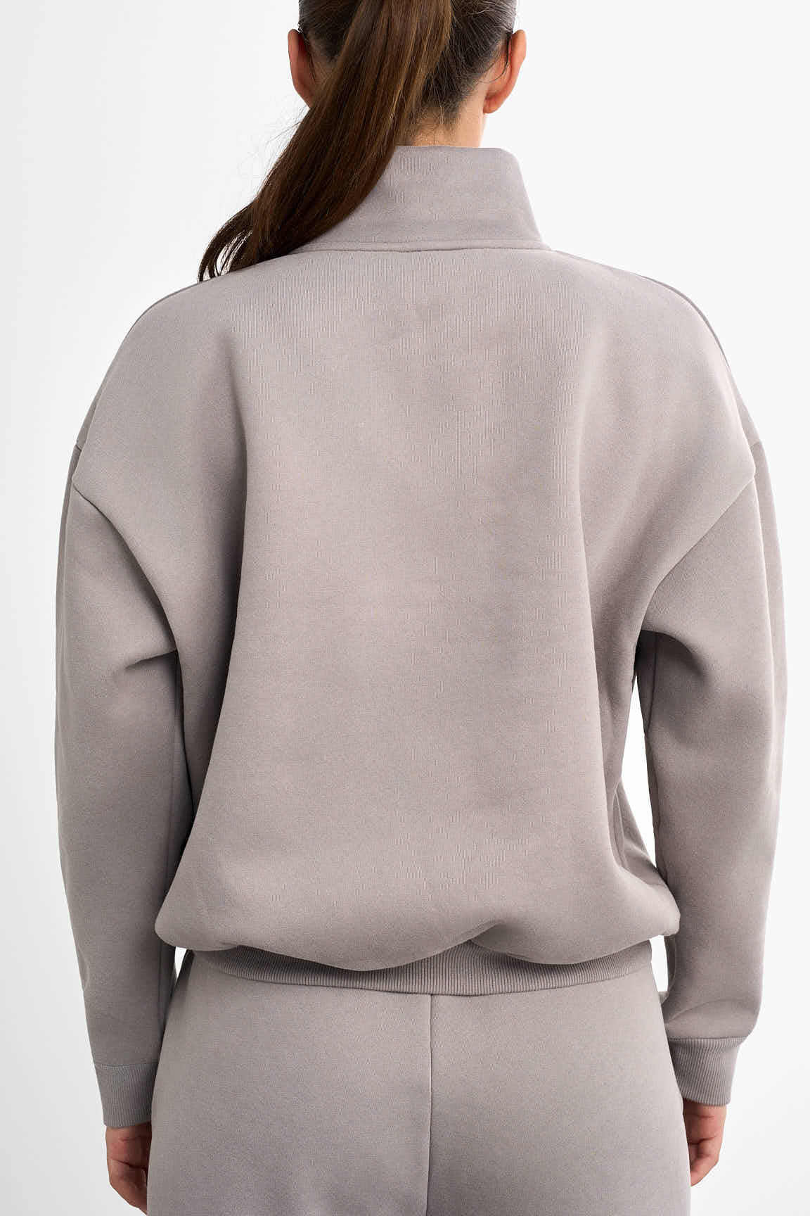 Tröja med halv dragkedja