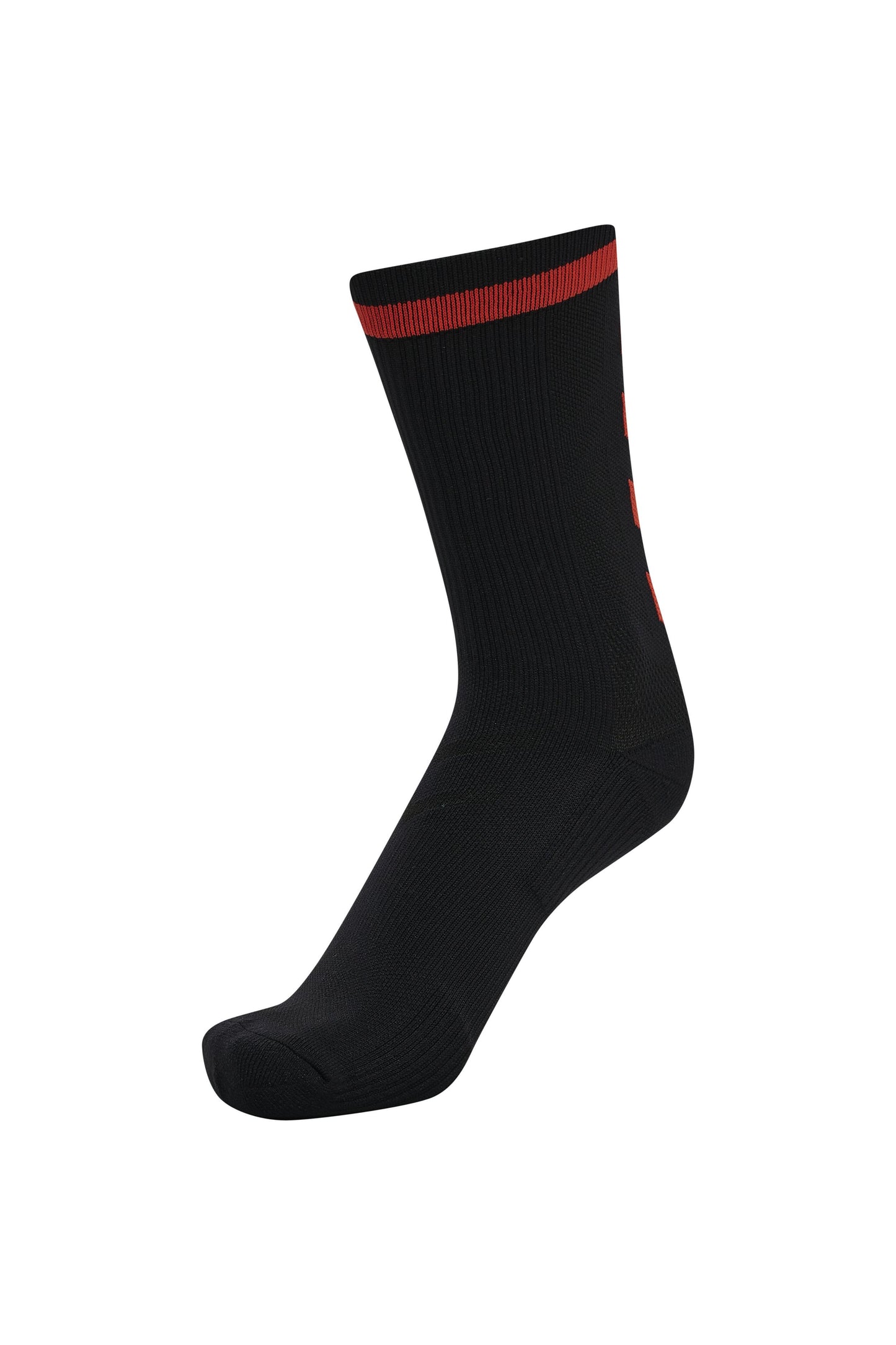 HUMMEL - Elite Indoor Sock Low Pa - Black/cherry Tomato