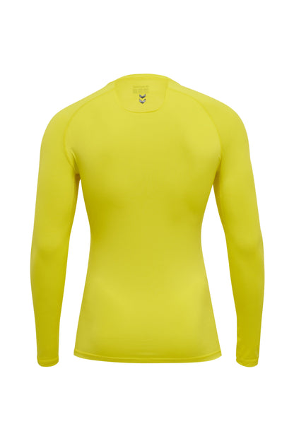 HUMMEL - Hml First Performance Jersey L/s - Blazing Yellow