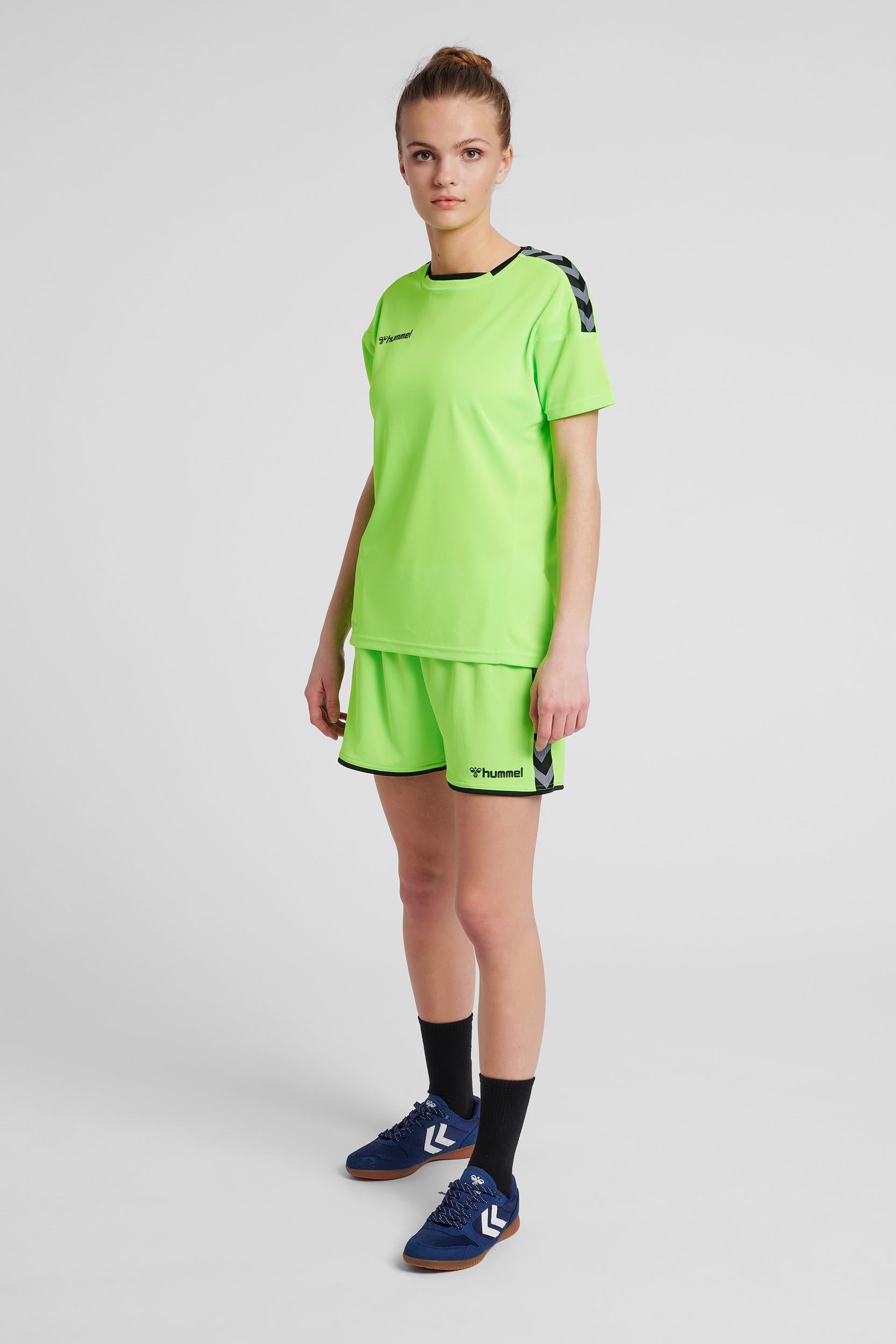 HUMMEL - Hmlauthentic Poly Jersey Woman S/s - Green Gecko