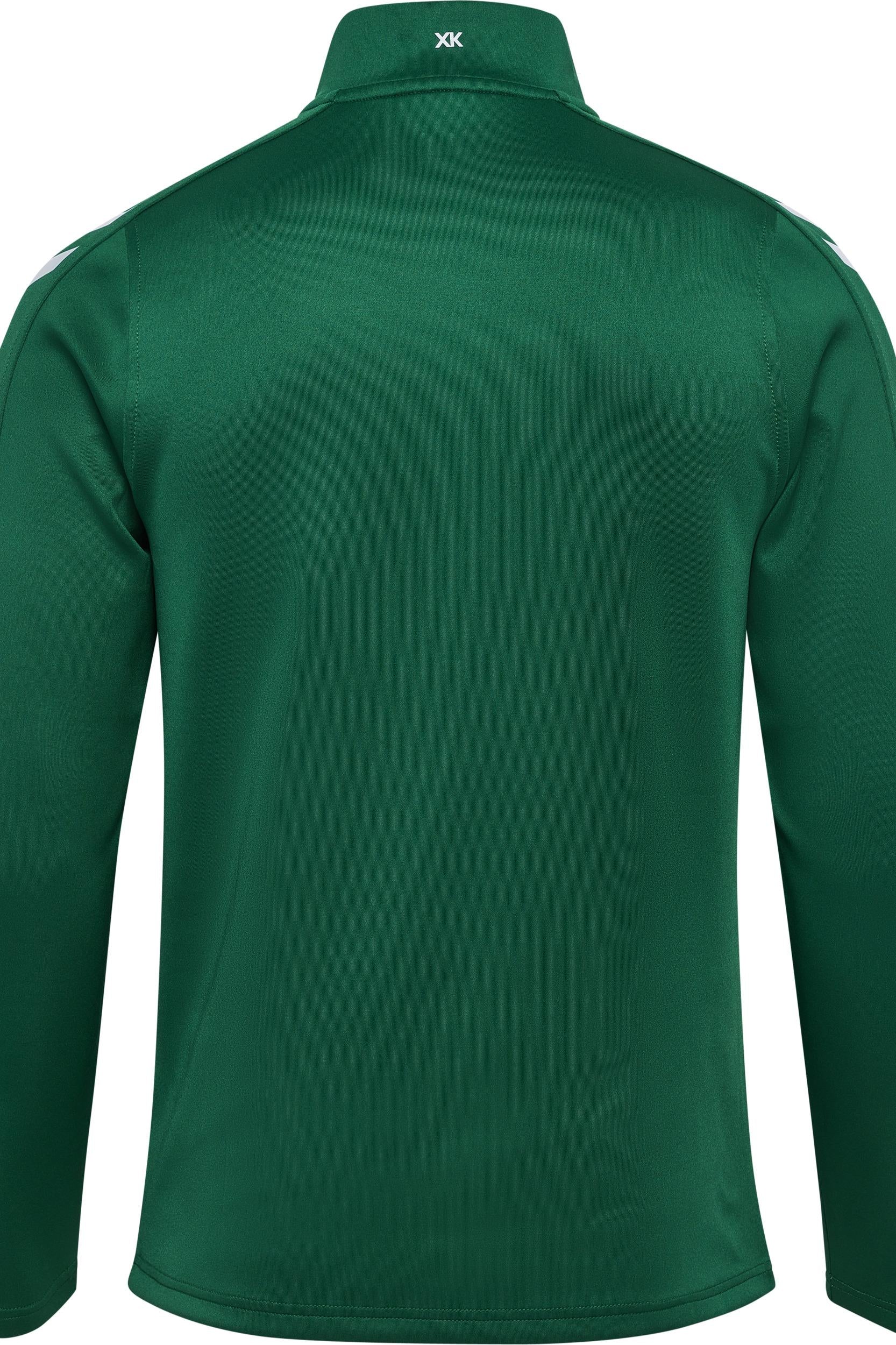 HUMMEL - Hmlcore Xk Half Zip Poly Sweat - Evergreen