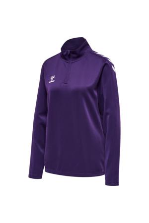 HUMMEL - Hmlcore Xk Half Zip Sweat Woman - Acai/white