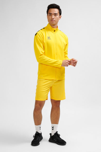 HUMMEL - Hmlcore Xk Poly Zip Sweat - Sports Yellow