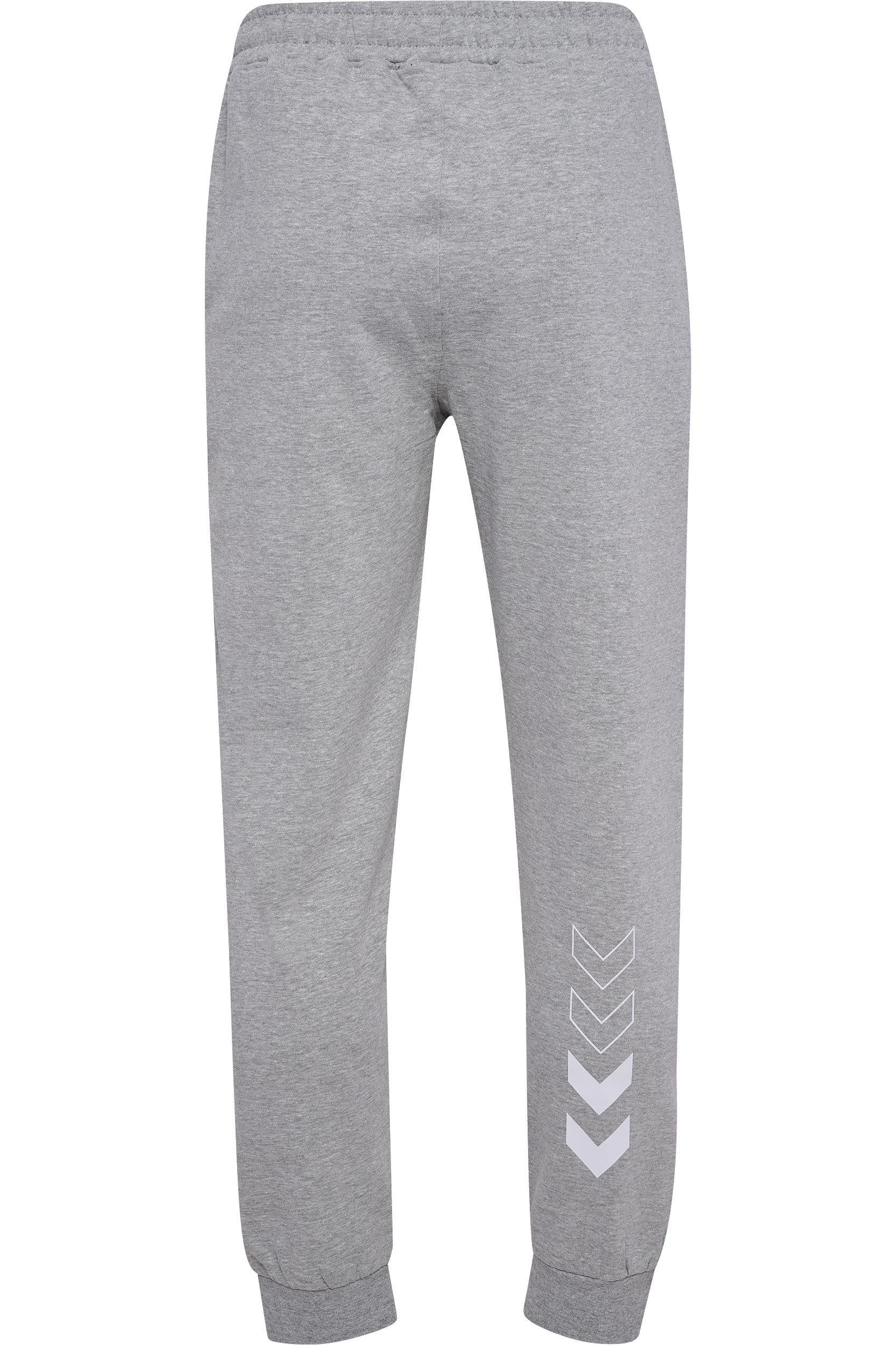 HUMMEL - Hmlelemental Regular Pants - Grey Melange