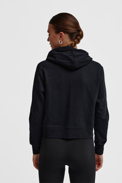 HUMMEL - Hmlelemental Short Hoodie Woman - Black