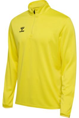 HUMMEL - Hmlessential Half-zip - Blazing Yellow