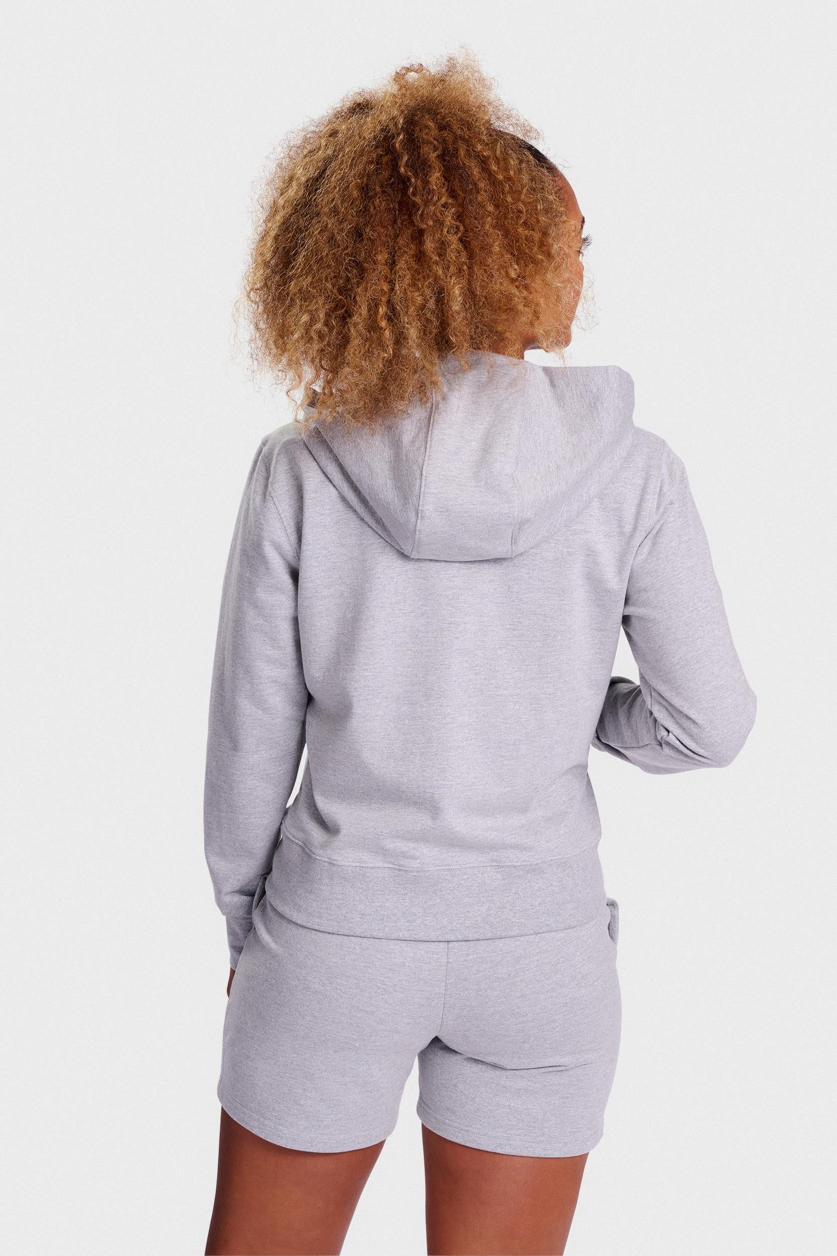 HUMMEL - Hmlgo 2.0 Zip Hoodie Woman - Grey Melange