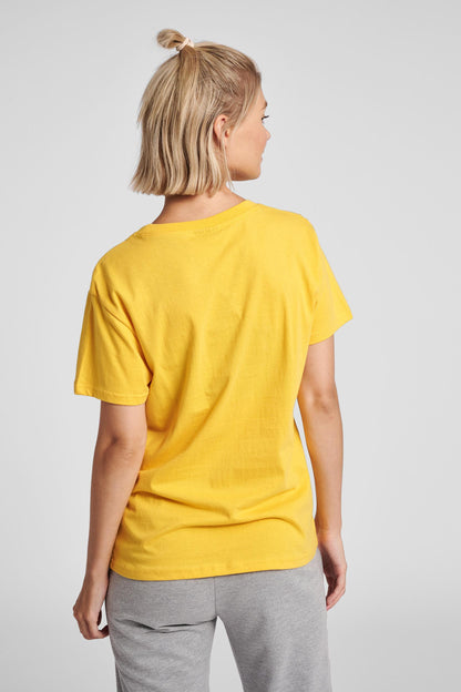 HUMMEL - Hmlgo Cotton Logo T-shirt Woman S/s - Sports Yellow