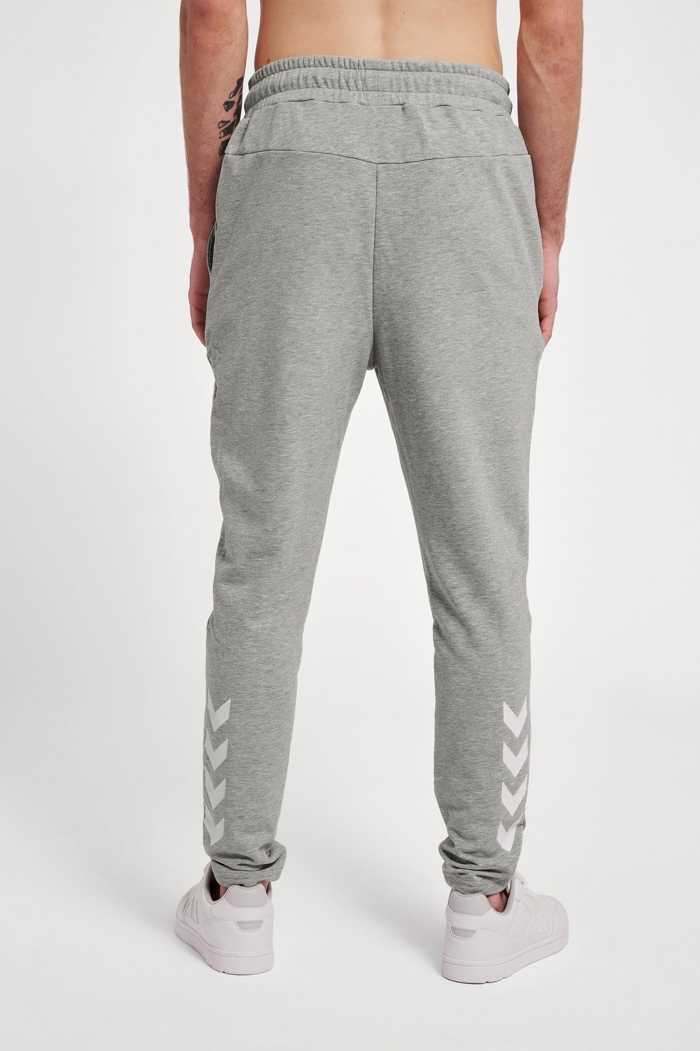 HUMMEL - Hmlisam 2.0 Tapered Pants - Grey Melange