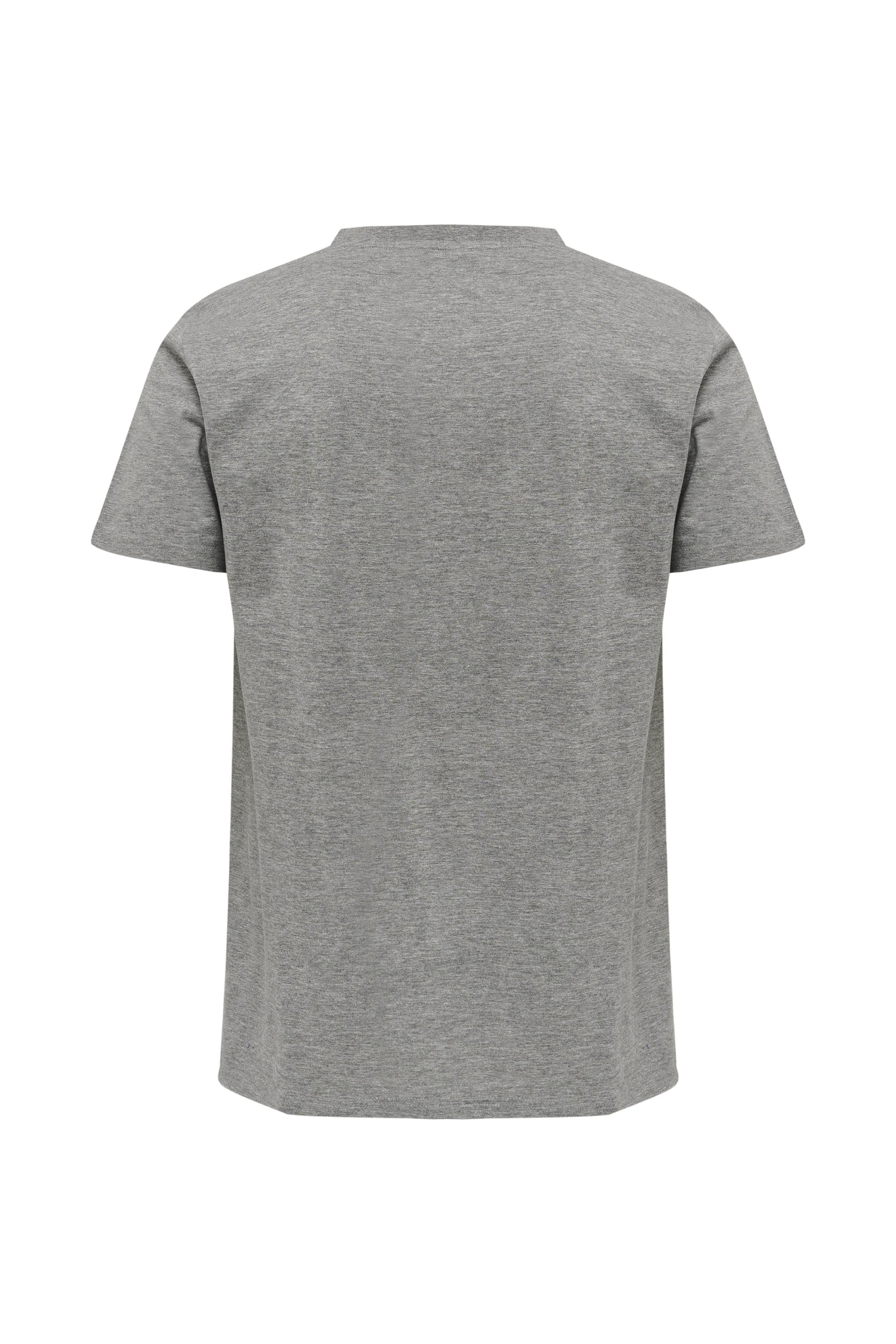 HUMMEL - Hmlmove Grid Cotton T-shirt S/s - Grey Melange