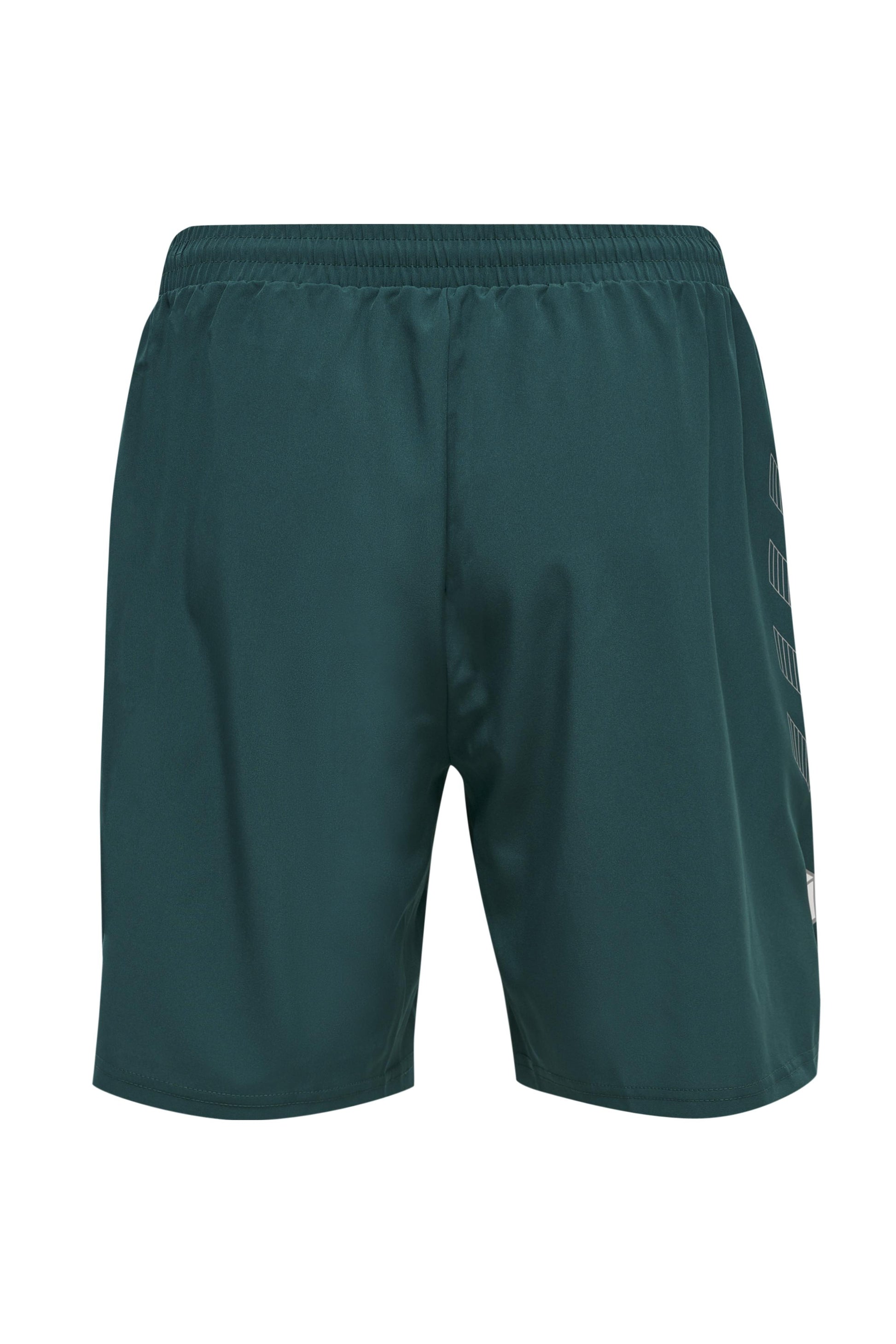 HUMMEL - Hmlmove Grid Woven Shorts - Deep Teal