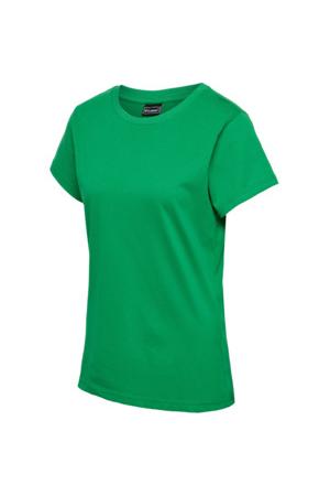 HUMMEL - Hmlred Basic T-shirt S/s Woman - Jelly Bean