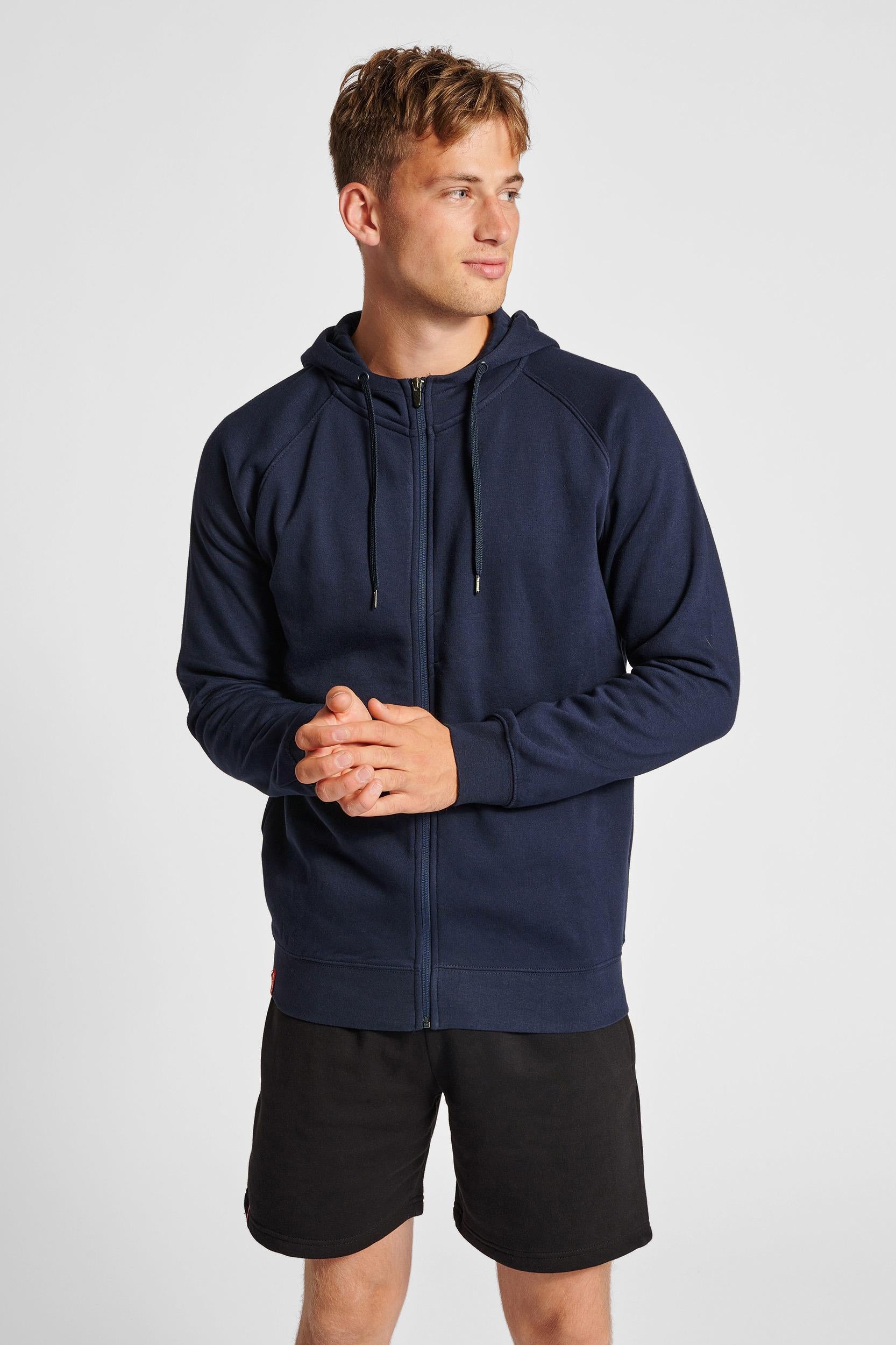 HUMMEL - Hmlred Classic Zip Hoodie - Marine