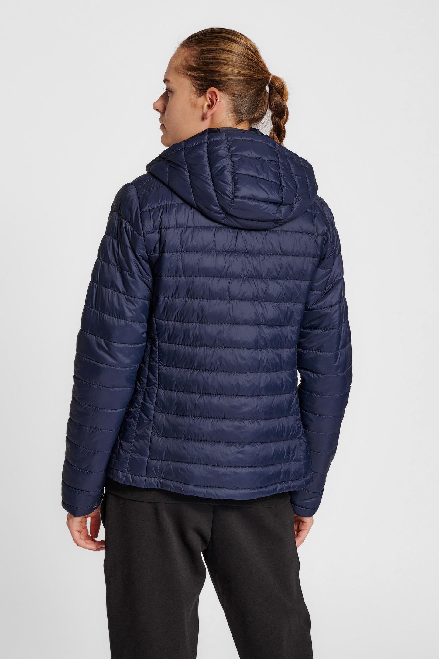 HUMMEL - Hmlred Quilted Hood Jacket Woman - Marine