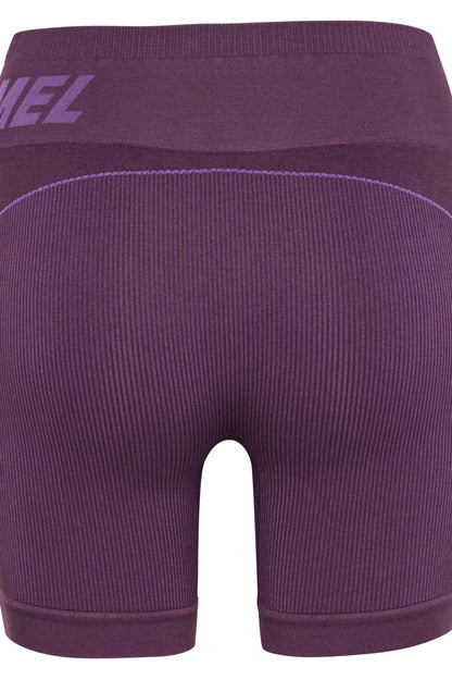 HUMMEL - Hmlte Christel Seamless Shorts - Plum Perfect/bellflower Melan