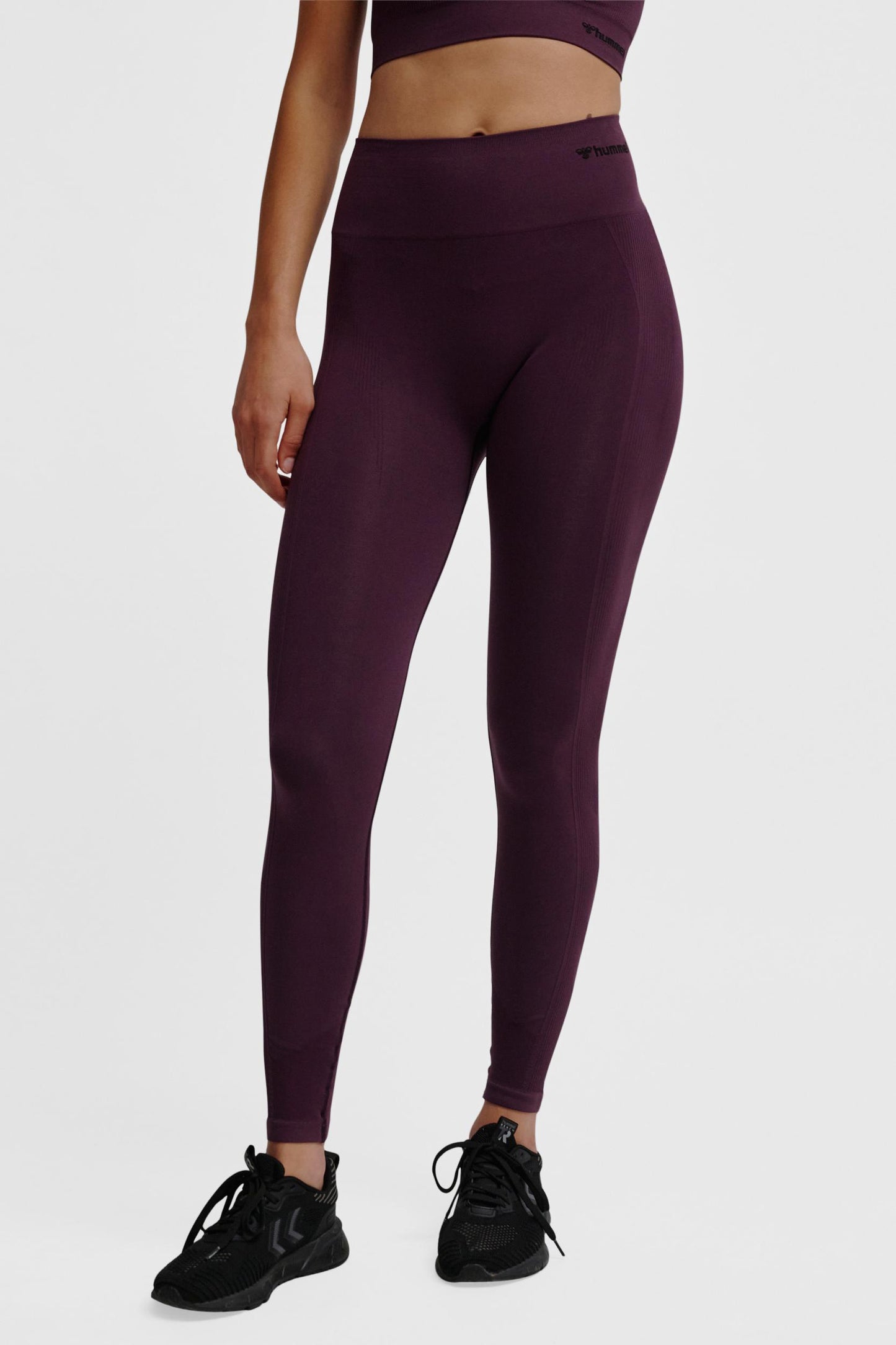 HUMMEL - Hmltif Seamless High Waist Tights - Plum Perfect