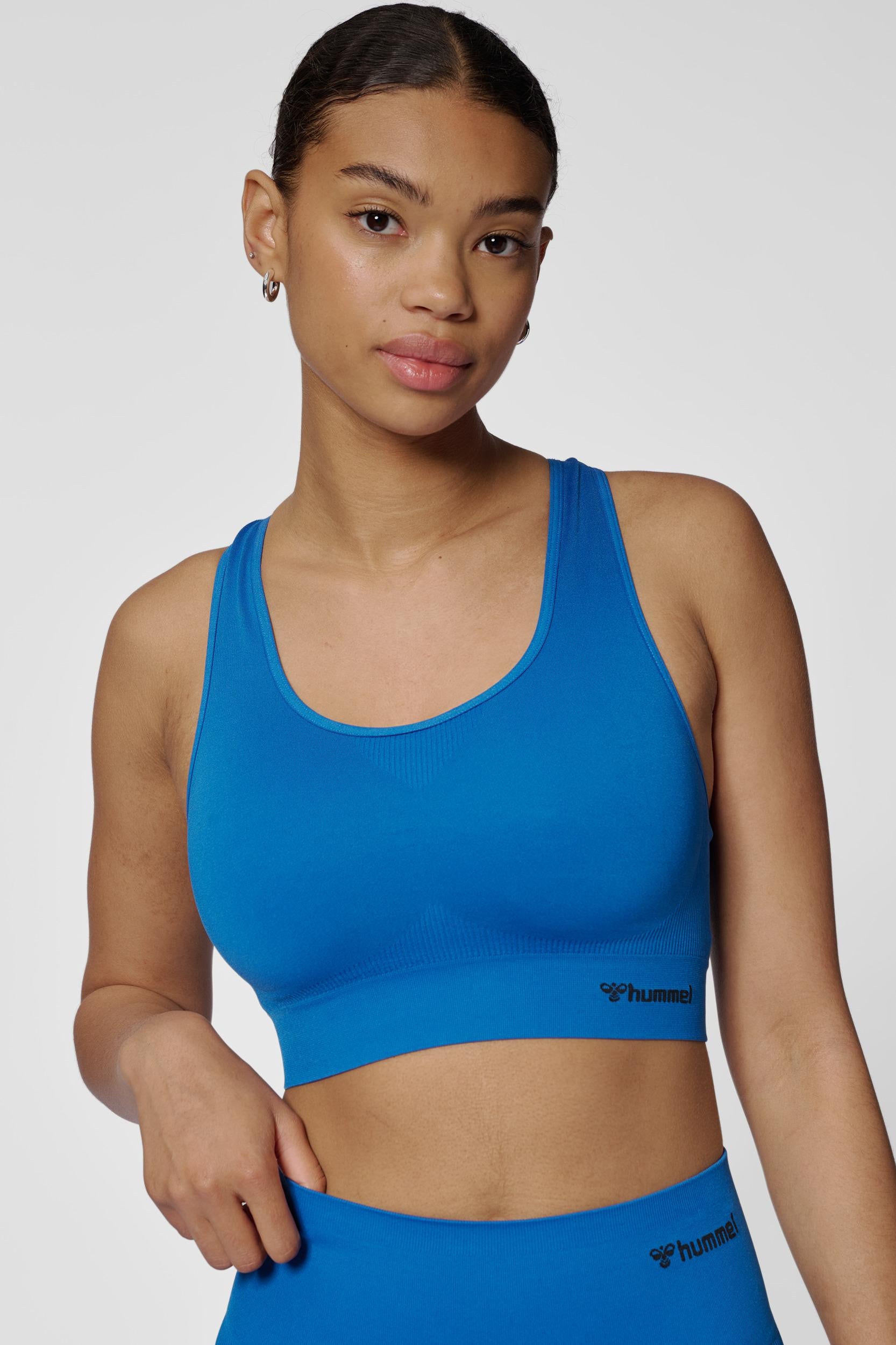 HUMMEL - Hmltif Seamless Sports Top - Olympian Blue