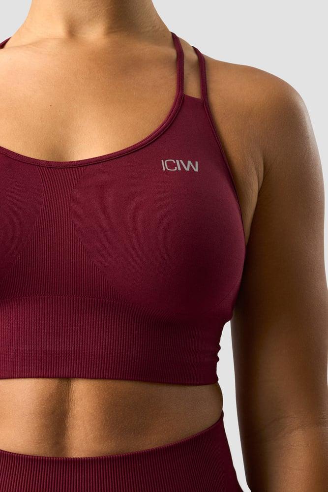 ICANIWILL - Define Seamless Sports Bra - Burgundy