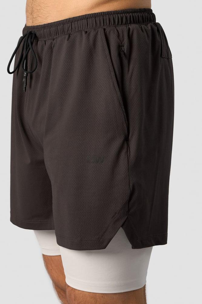 ICANIWILL - Stride 2-in-1 Shorts - Charcoal