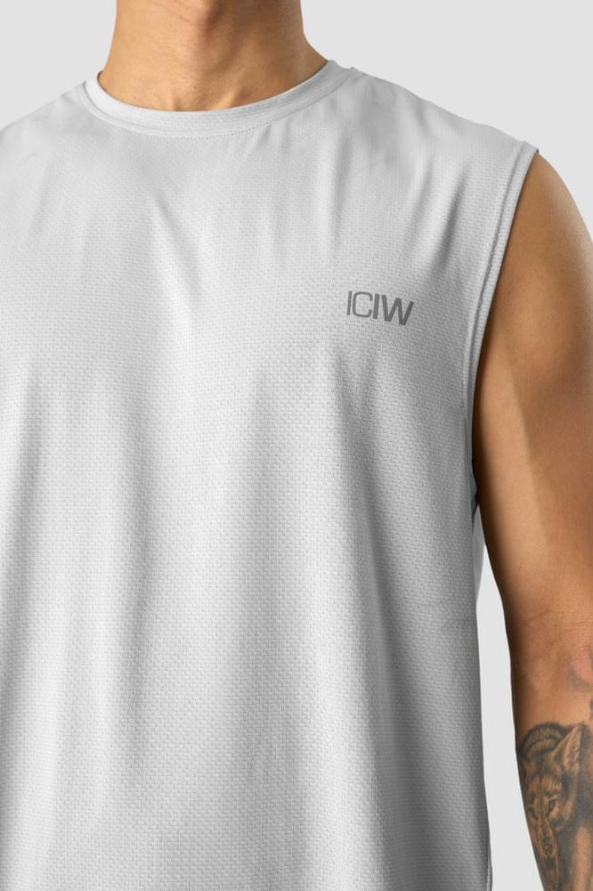 ICANIWILL - Stride Sleeveless T-shirt - Grey