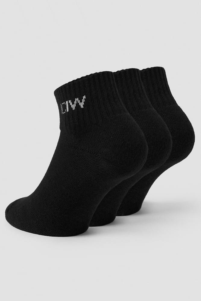 ICANIWILL - Training Half Socks 3-pack - Black