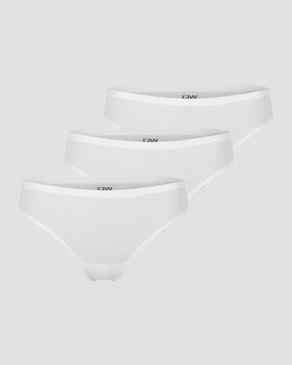 invisible thong 3-pack white