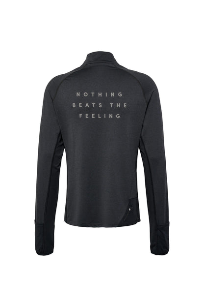 NEWLINE - Nwlmesa 1/2 Zip L/s Men - Black Melange