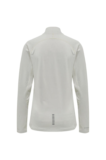 NEWLINE - Women 1/2 Zip L/s - Oyster Mushroom Melange