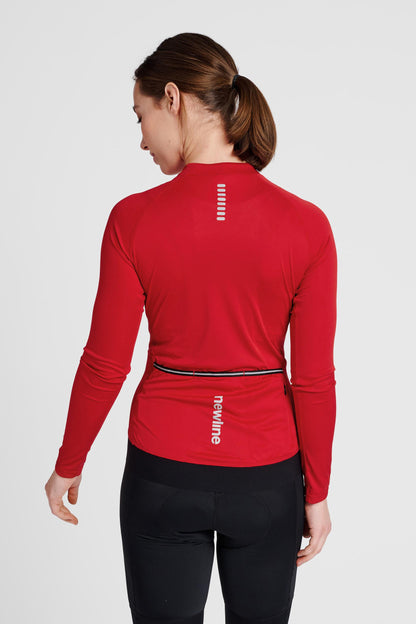 NEWLINE - Womens Core Bike L/s Jersey - Tango Red