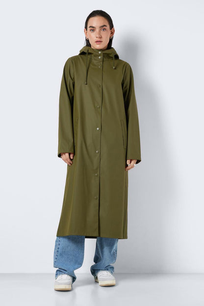 NOISY MAY - Sky L/s X-long A-line Raincoat - Green