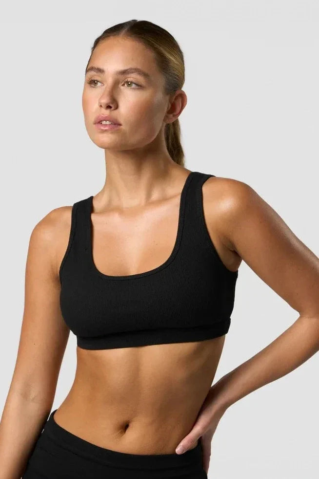 Recharge Ribbed Top - for kvinde - ICANIWILL - Sports BH