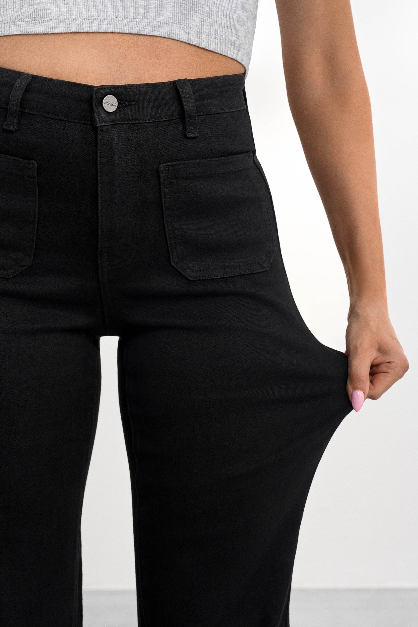 Retro utsvängda jeans