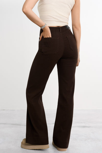 Retro utsvängda jeans