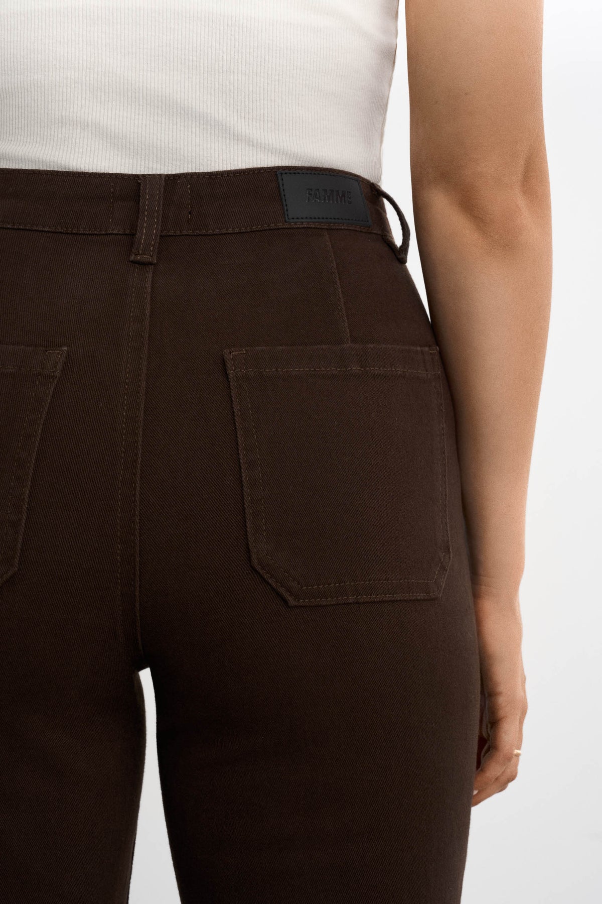Retro utsvängda jeans
