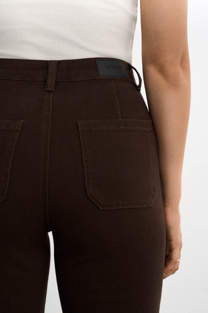 Retro utsvängda jeans