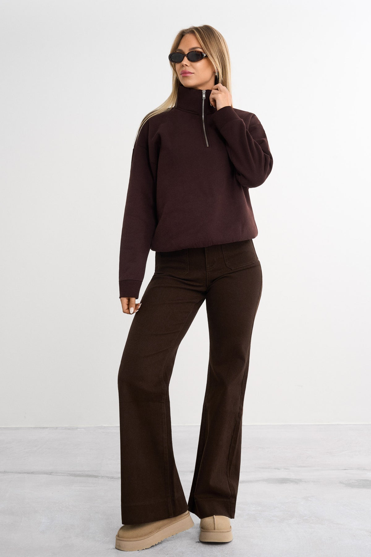 Retro utsvängda jeans